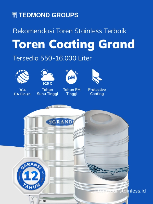 Rekomendasi Toren Stainless Terbaik