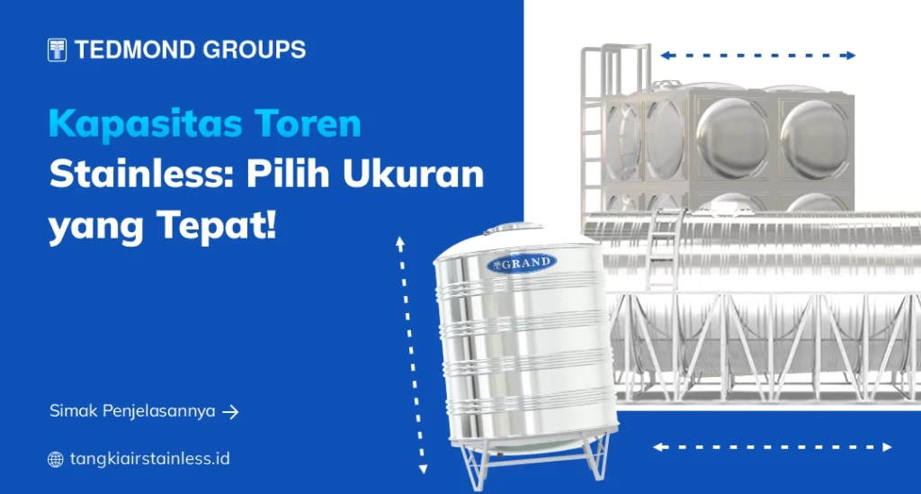 Kapasitas Toren Stainless Pilih Ukuran yang Tepat!