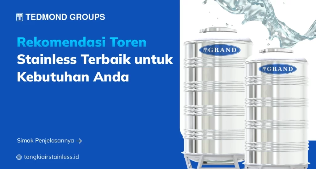 Rekomendasi Toren Stainless Terbaik untuk Kebutuhan Anda