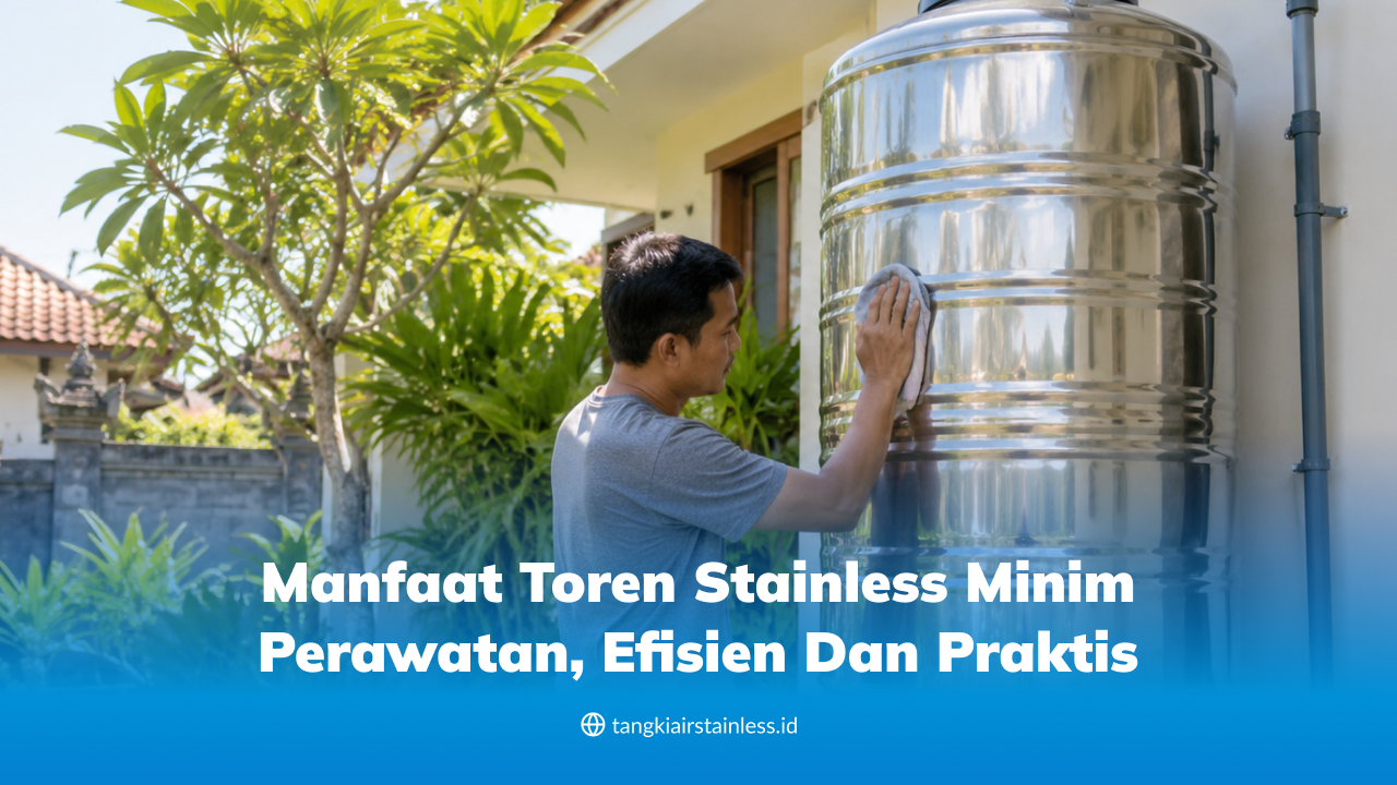 Manfaat Toren Stainless Minim Perawatan, Efisien dan Praktis