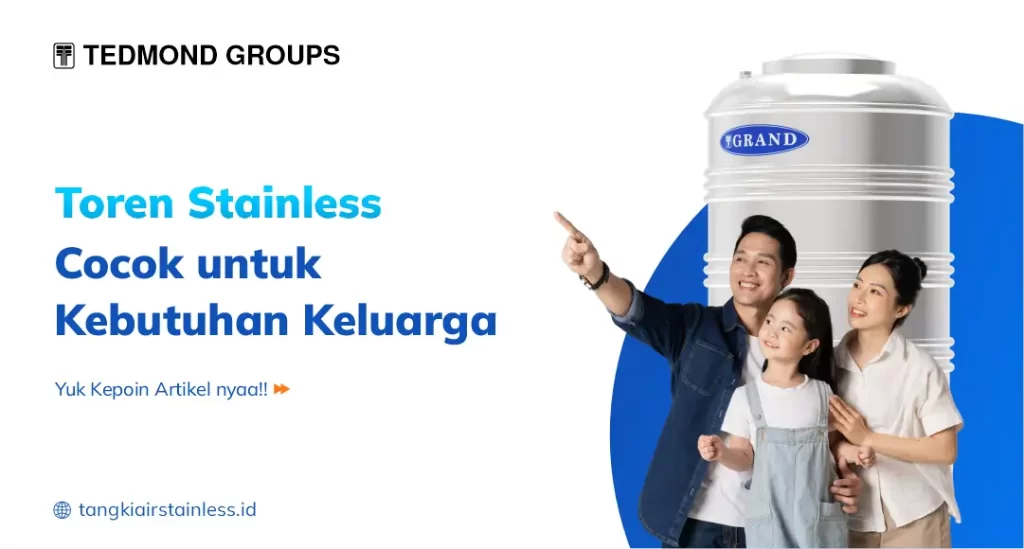 Toren Stainless Cocok untuk Kebutuhan Keluarga