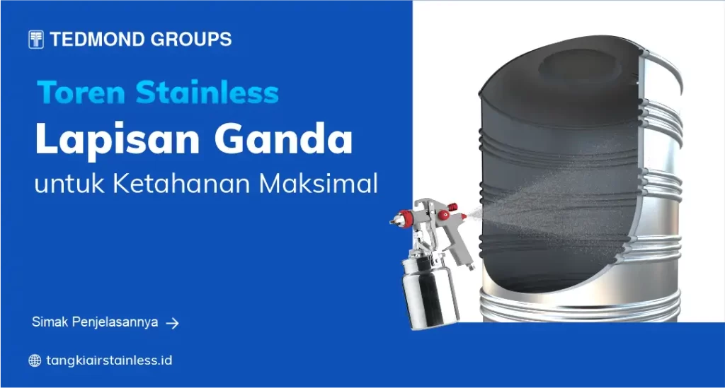 Toren Stainless Lapisan Ganda untuk Ketahanan Maksimal