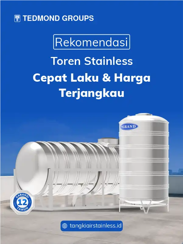 Rekomendasi Toren Stainless Cepat Laku dengan Harga Terjangkau