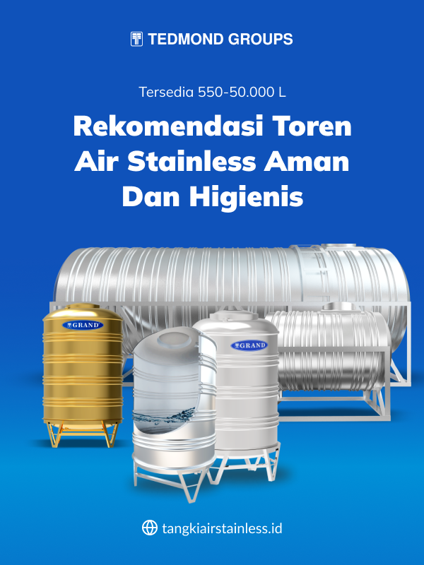 Rekomendasi Toren Air Stainless Aman dan Higienis