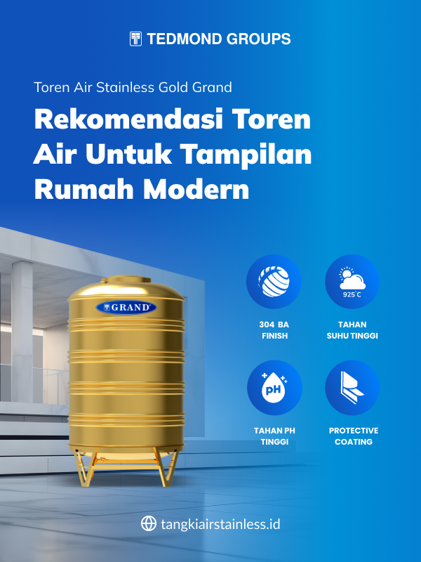 Rekomendasi Toren Air untuk Tampilan Rumah Modern