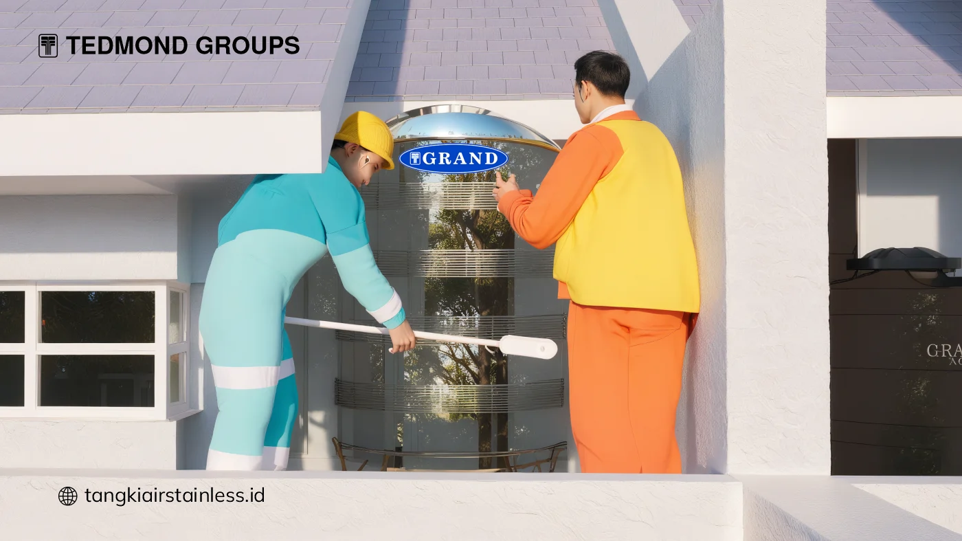 Proyek Akhir Pekan Membersihkan Toren Air