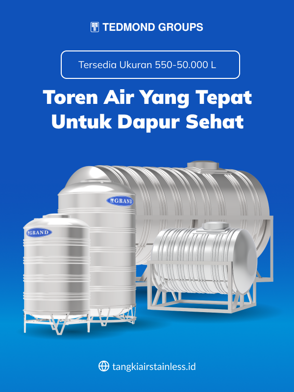 Toren Air yang Tepat untuk Dapur Sehat