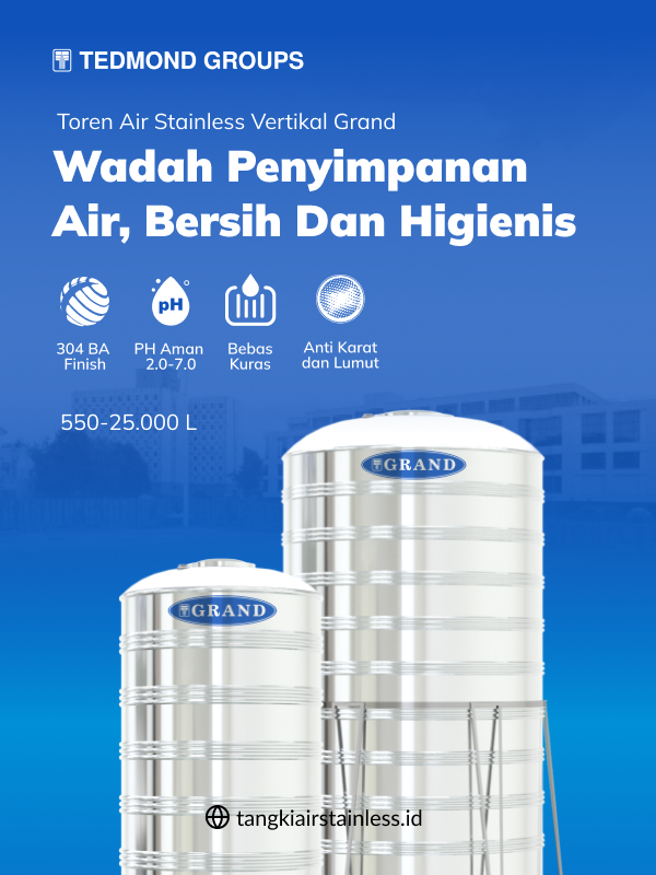 Wadah Penyimpanan Air, Bersih dan Higienis