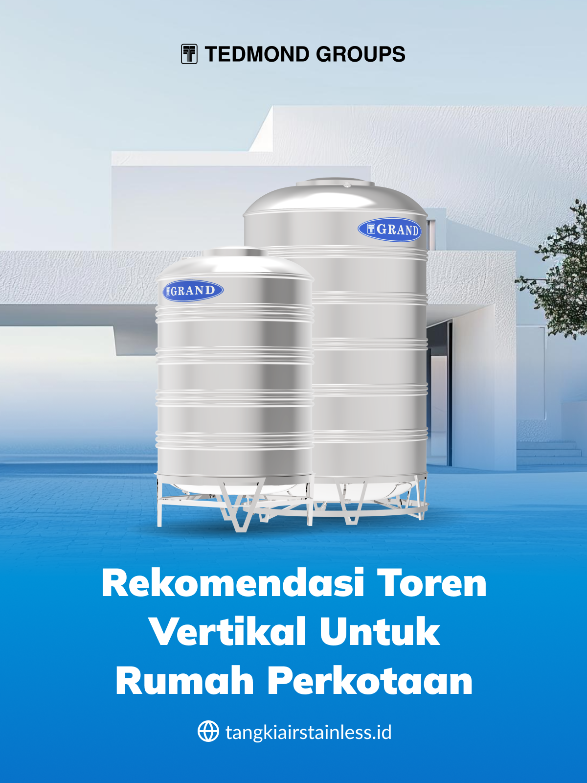 Rekomendasi Toren Vertikal untuk Rumah Perkotaan