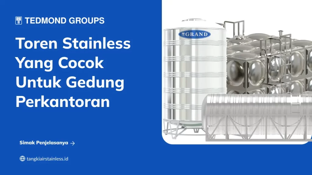 Toren Stainless yang Cocok untuk Gedung Perkantoran