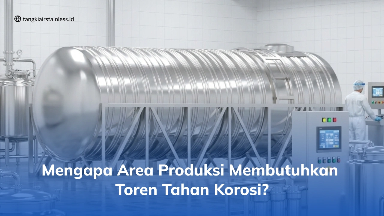 Mengapa Area Produksi Membutuhkan Toren Tahan Korosi