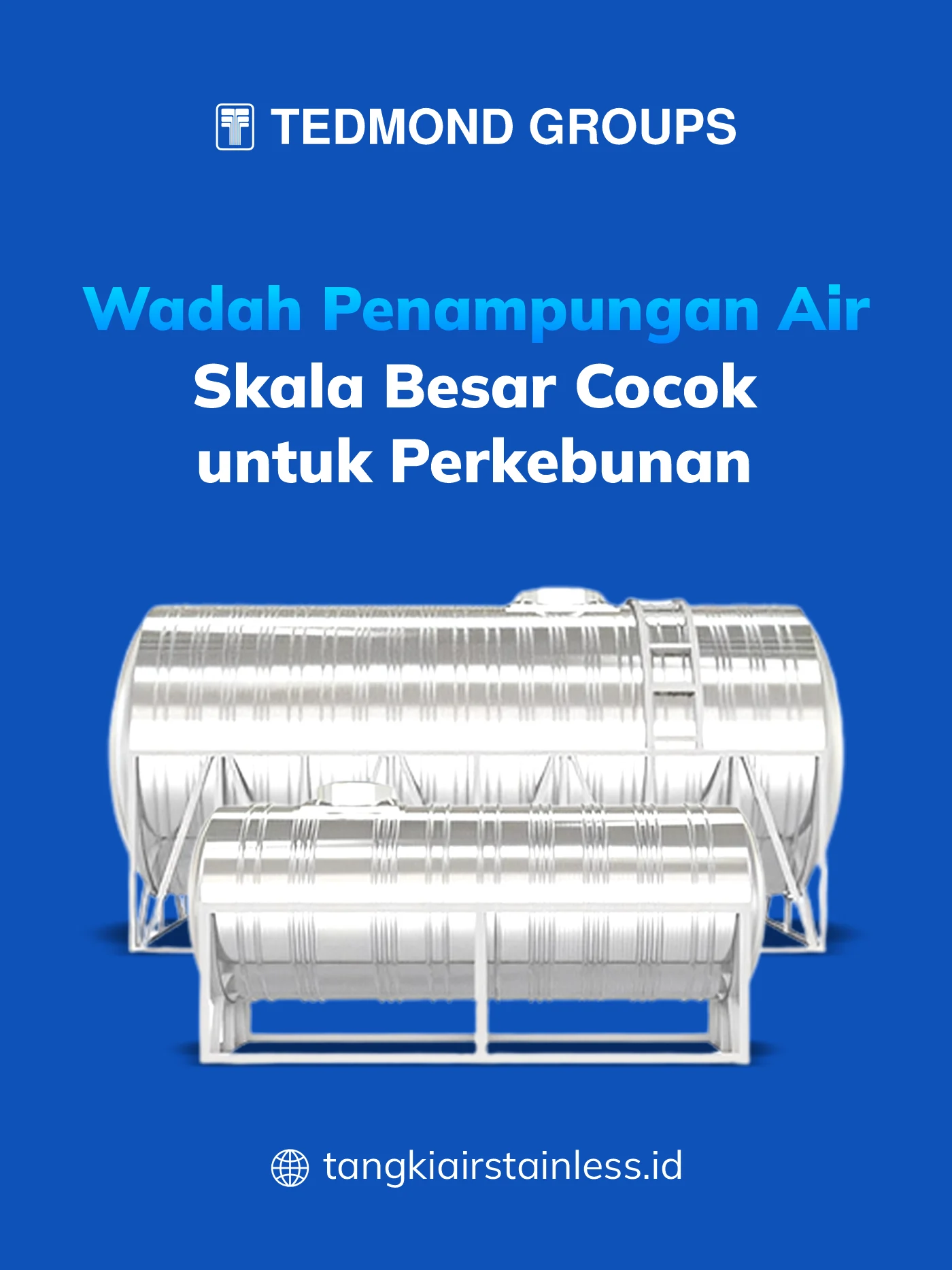 Wadah Penampungan Air Skala Besar Cocok untuk Perkebunan