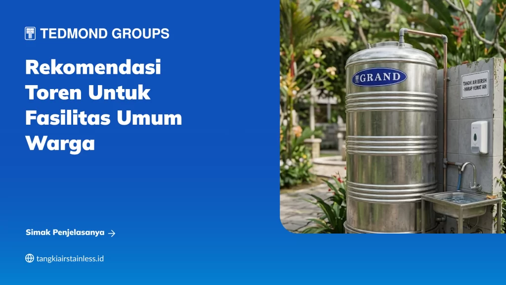 Rekomendasi Toren untuk Fasilitas Umum Warga