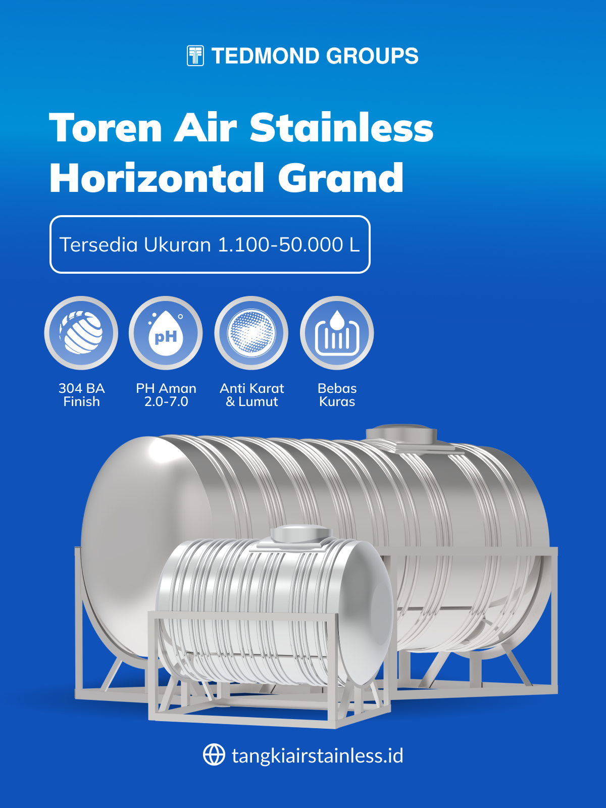 Toren Air Stainless Horizontal Grand