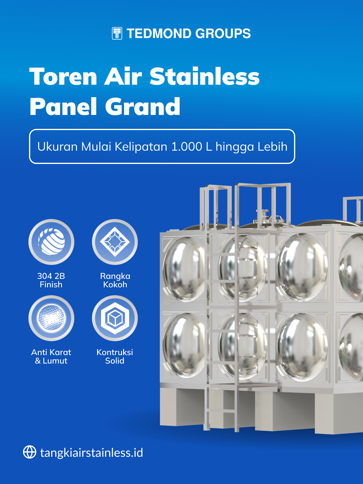 Toren Air Stainless Panel Grand
