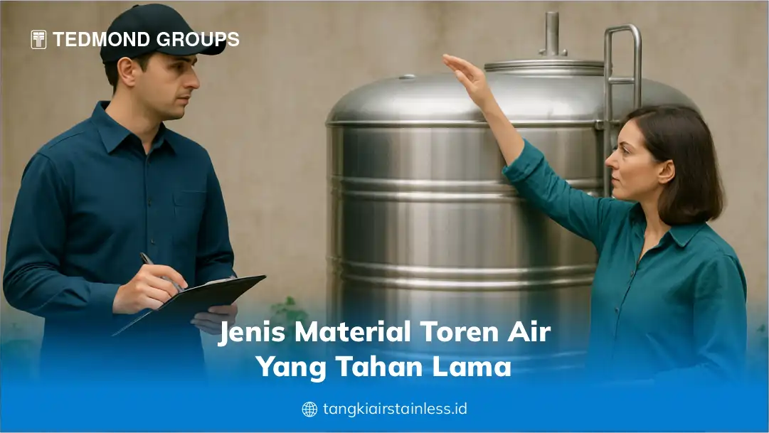 03 Jenis Material Toren Air yang Tahan Lama