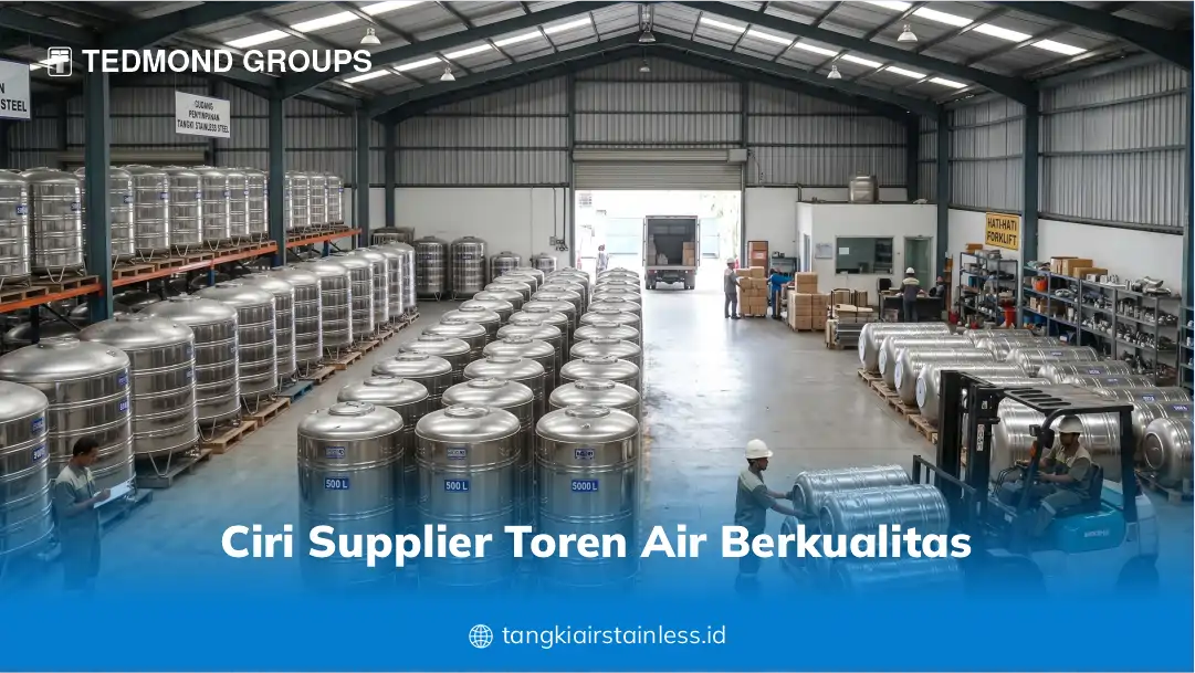 04 Ciri Supplier Toren Air Berkualitas