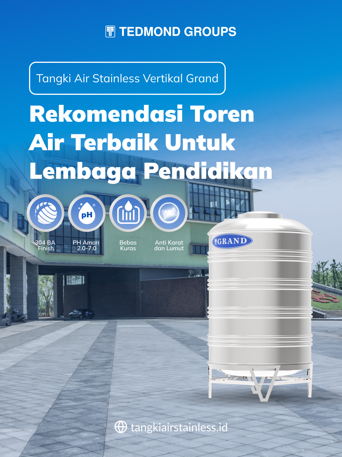 Rekomendasi Toren Air Terbaik untuk Lembaga Pendidikan