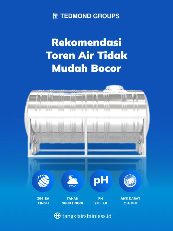 Rekomendasi Toren Air Tidak Mudah Bocor