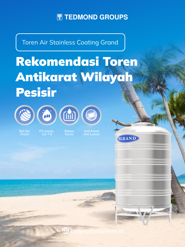 Rekomendasi Toren Antikarat Wilayah Pesisir
