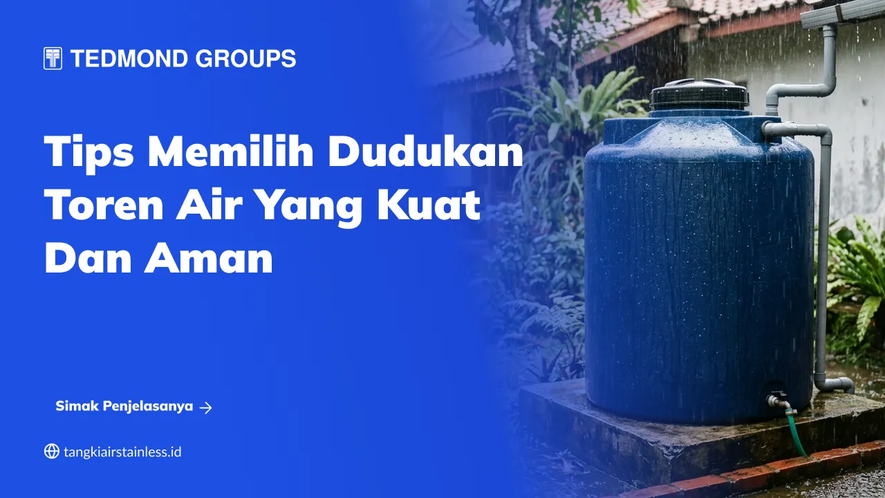 Tips Memilih Dudukan Toren Air yang Kuat dan Aman