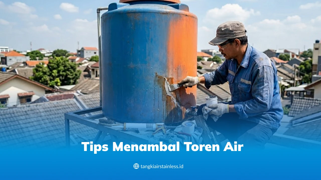 Tips Menambal Toren Air