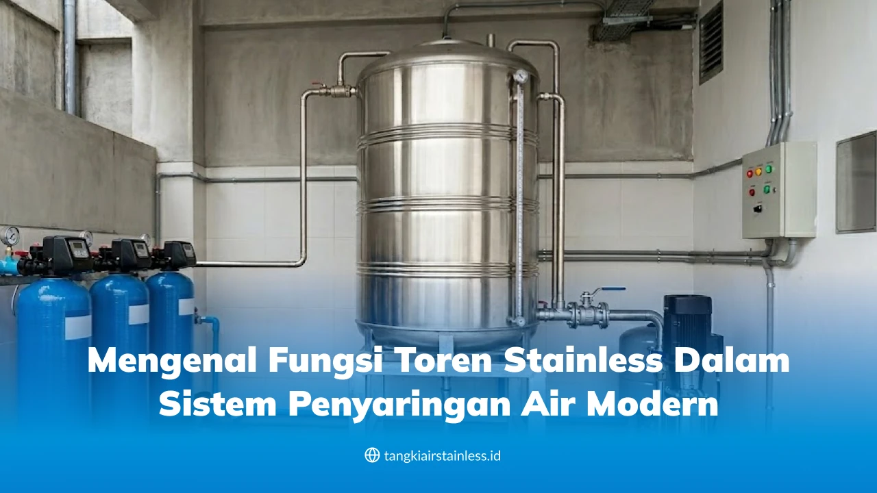 Mengenal Fungsi Toren Stainless dalam Sistem Penyaringan Air Modern