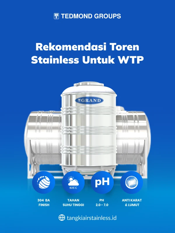 Rekomendasi Toren Stainless untuk WTP