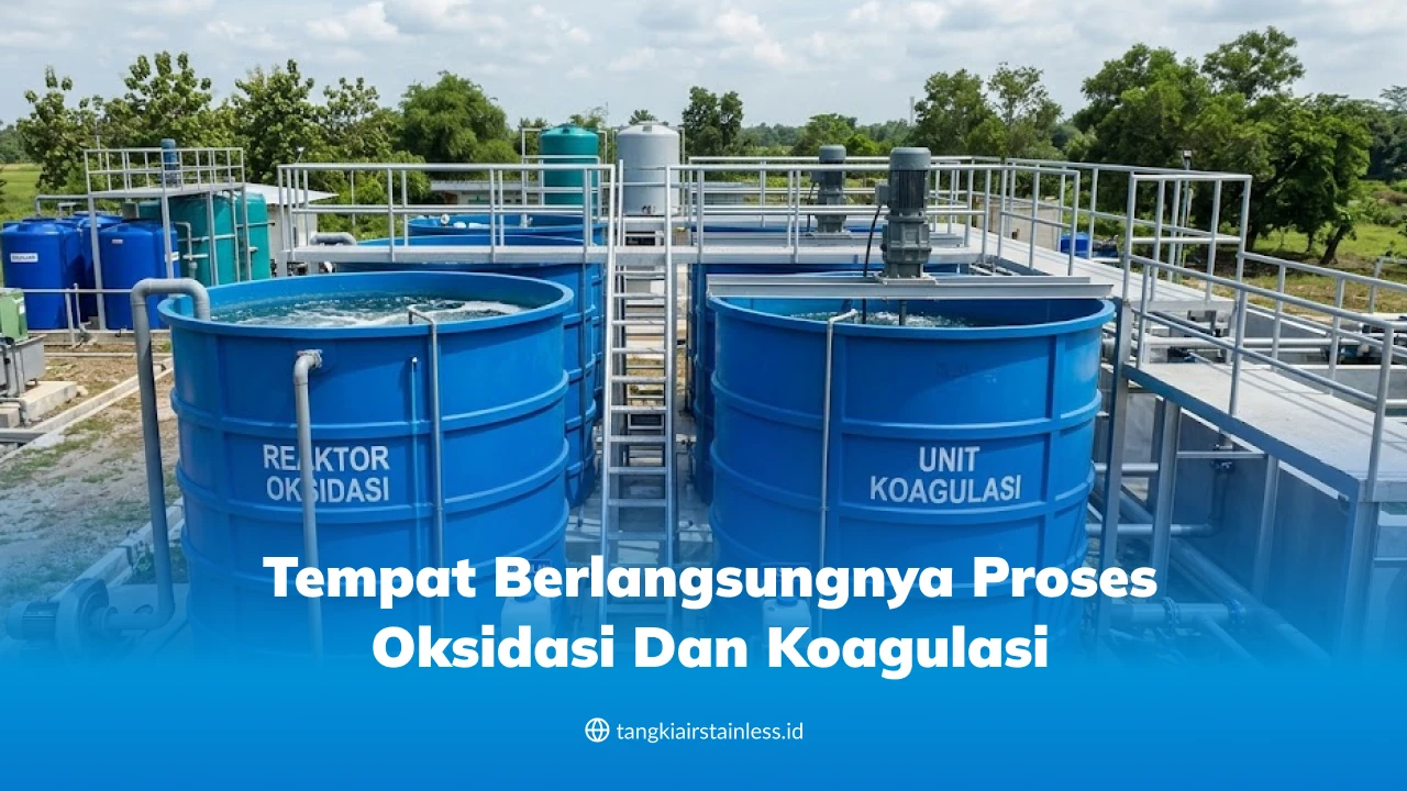 Tempat Berlangsungnya Proses Oksidasi dan Koagulasi