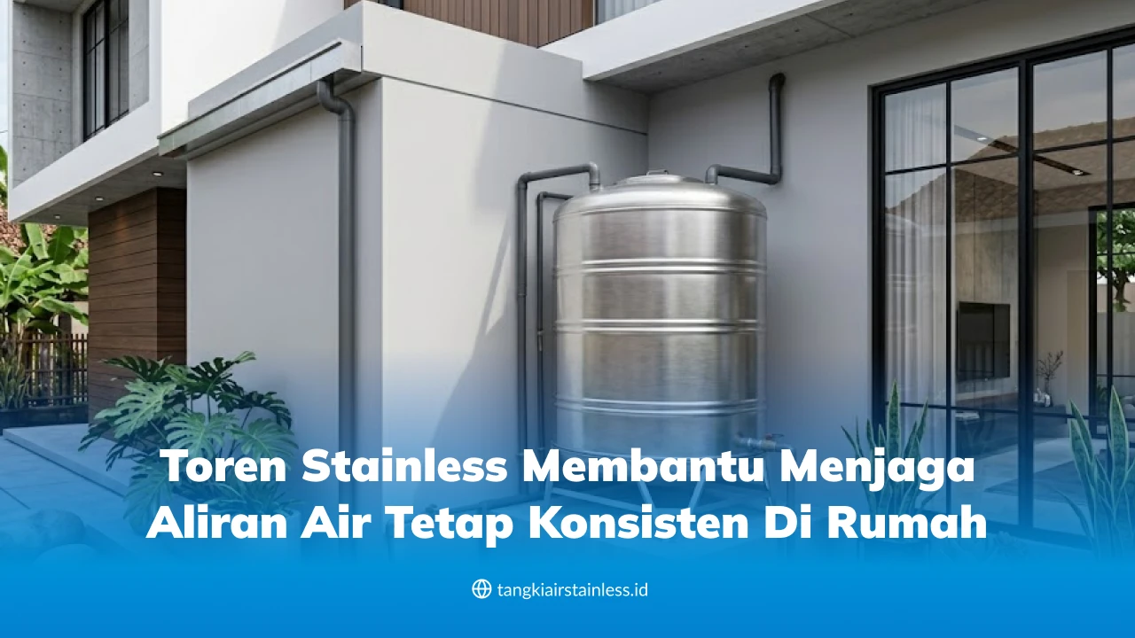 Toren Stainless Membantu Menjaga Aliran Air Tetap Konsisten di Rumah