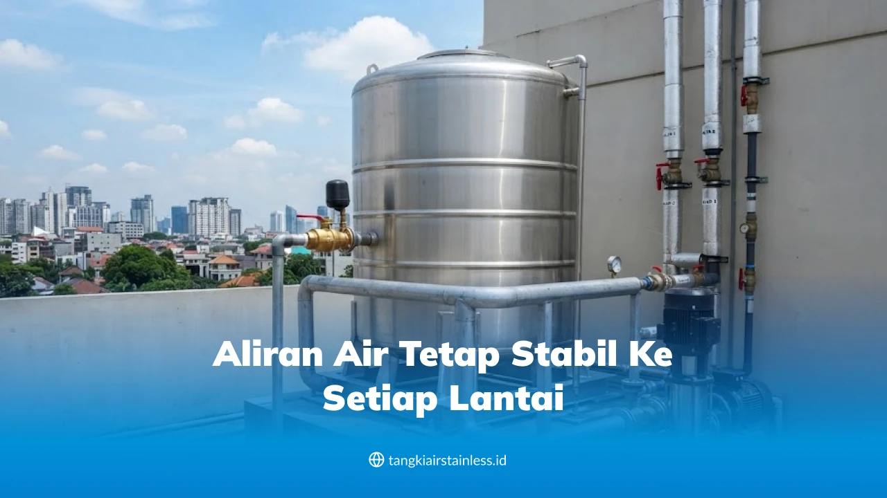 Aliran Air Tetap Stabil ke Setiap Lantai