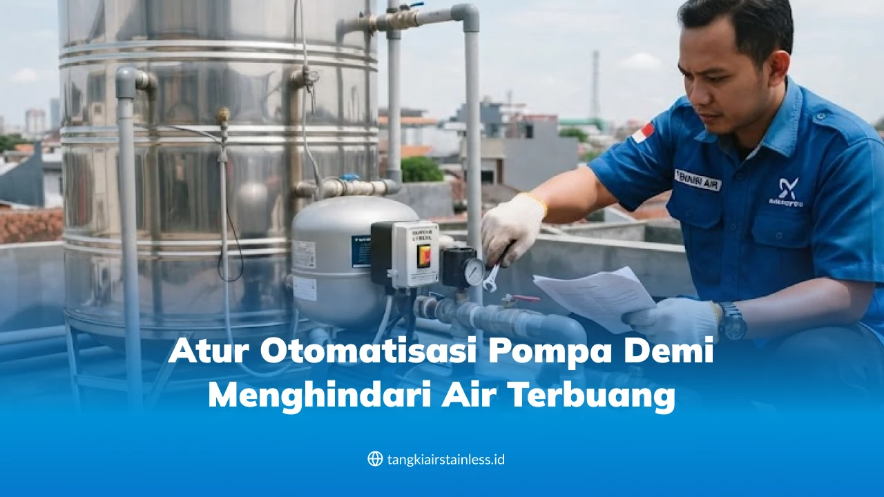 Atur Otomatisasi Pompa demi Menghindari Air Terbuang
