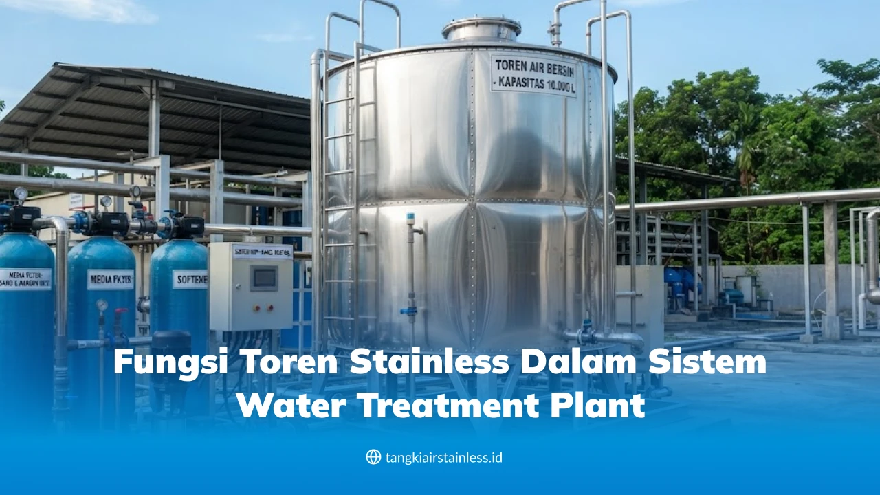 Fungsi Toren Stainless dalam Sistem Water Treatment Plant