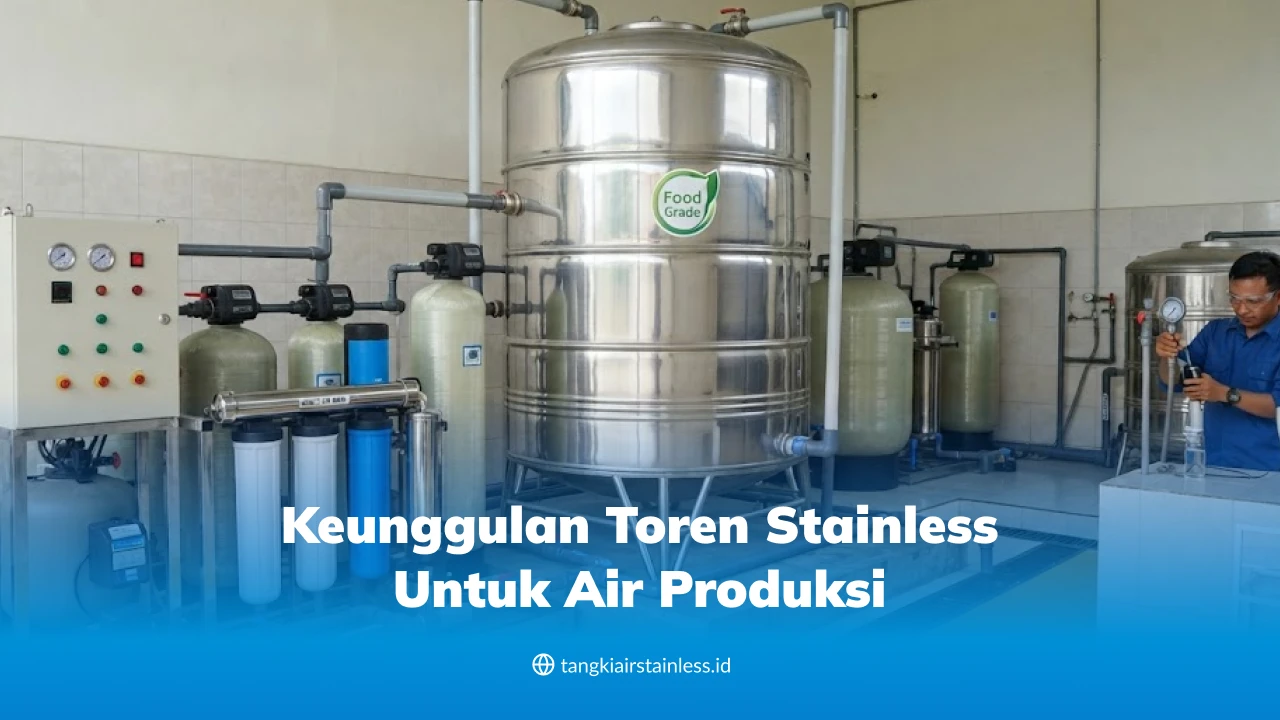 Keunggulan Toren Stainless untuk Air Produksi