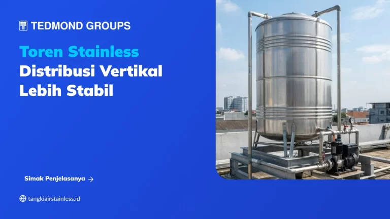 Toren Stainless Distribusi Vertikal Lebih Stabil