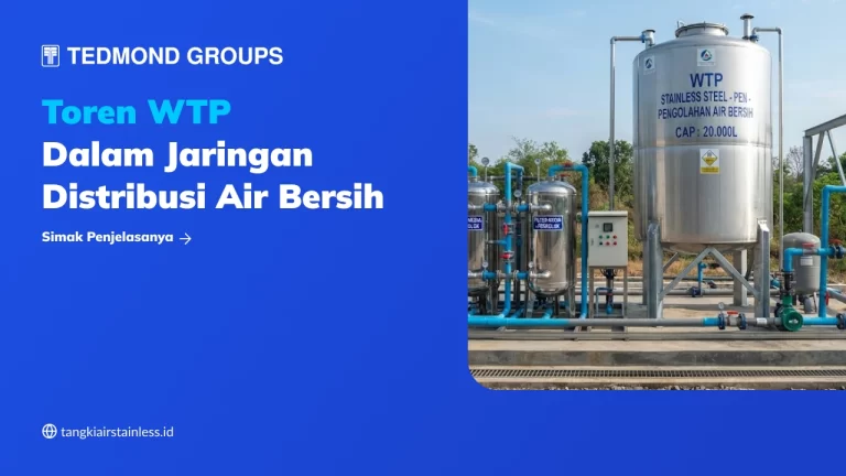 Toren WTP dalam Jaringan Distribusi Air Bersih