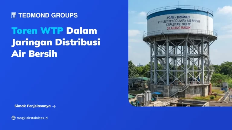 Toren WTP dalam Jaringan Distribusi Air Bersih