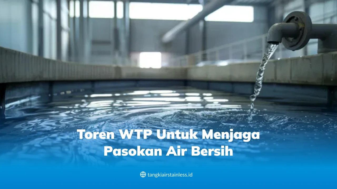 Toren WTP untuk Menjaga Pasokan Air Bersih
