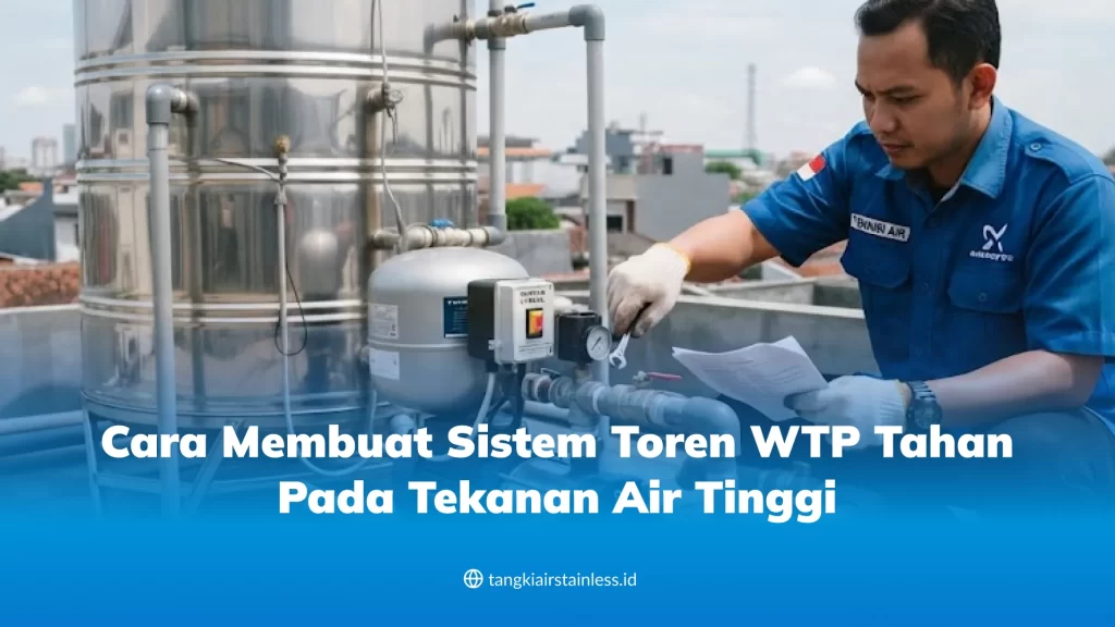 Cara Membuat Sistem Toren WTP Tahan pada Tekanan Air Tinggi