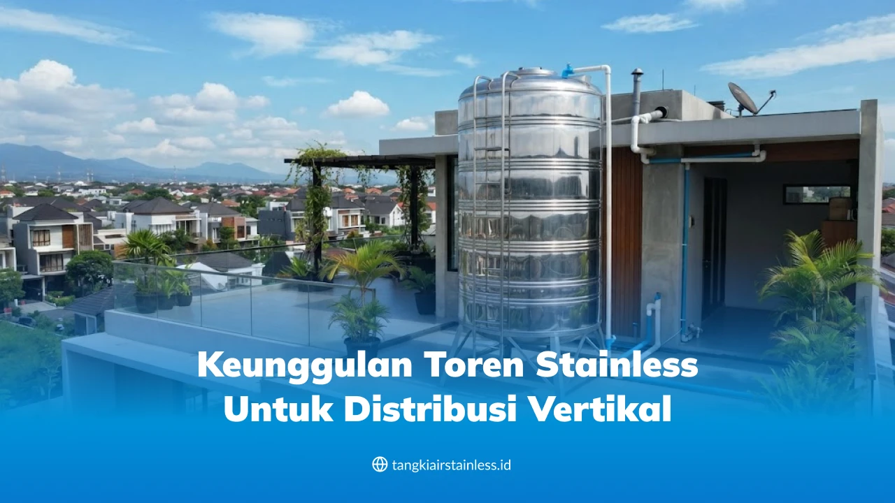 Keunggulan Toren Stainless untuk Distribusi Vertikal