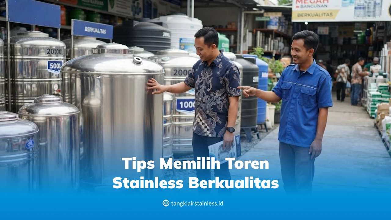 Tips Memilih Toren Stainless Berkualitas