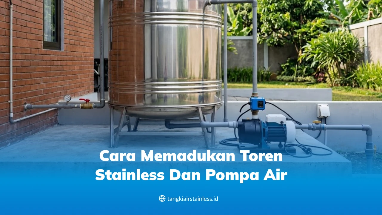  Cara Memadukan Toren Stainless dan Pompa Air