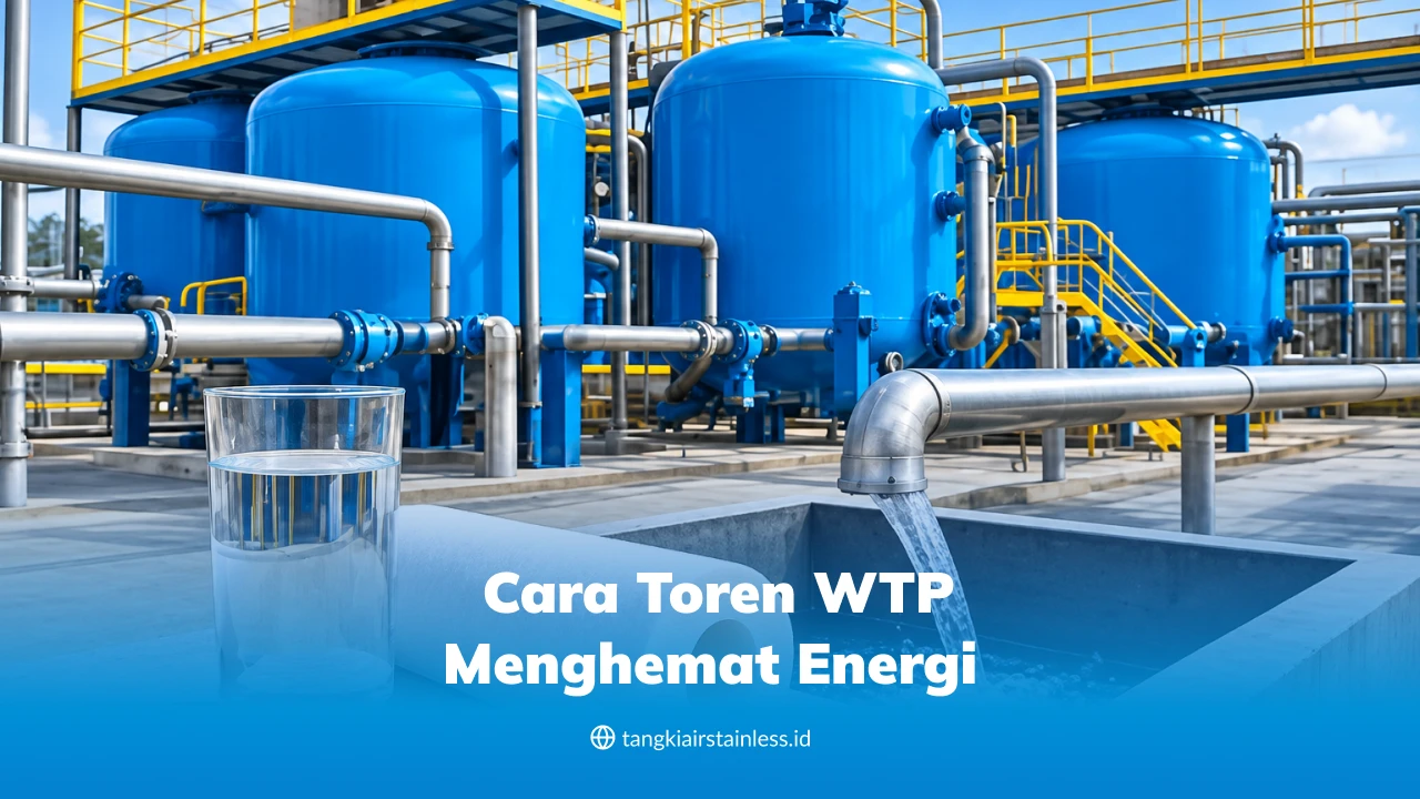 Cara Toren WTP Menghemat Energi