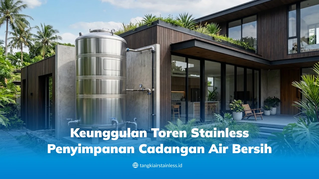 Keunggulan Toren Stainless Penyimpanan Cadangan Air Bersih
