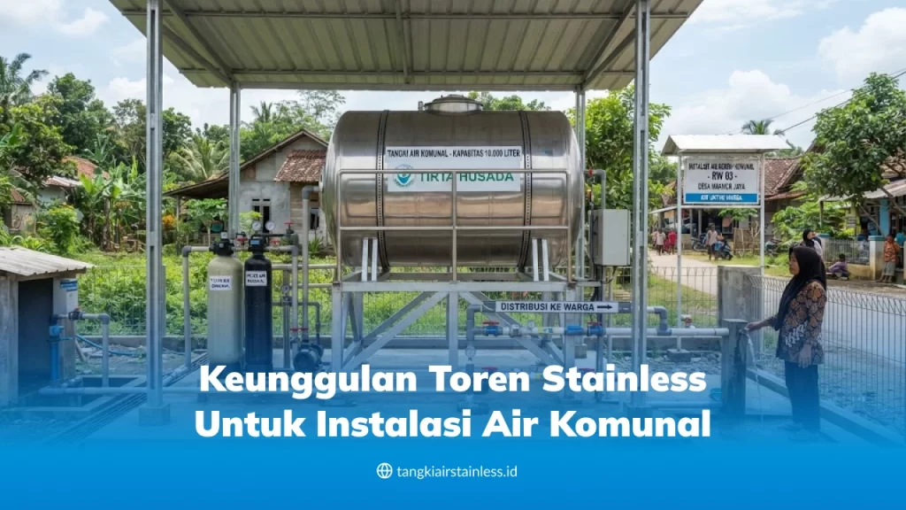 Keunggulan Toren Stainless untuk Instalasi Air Komunal