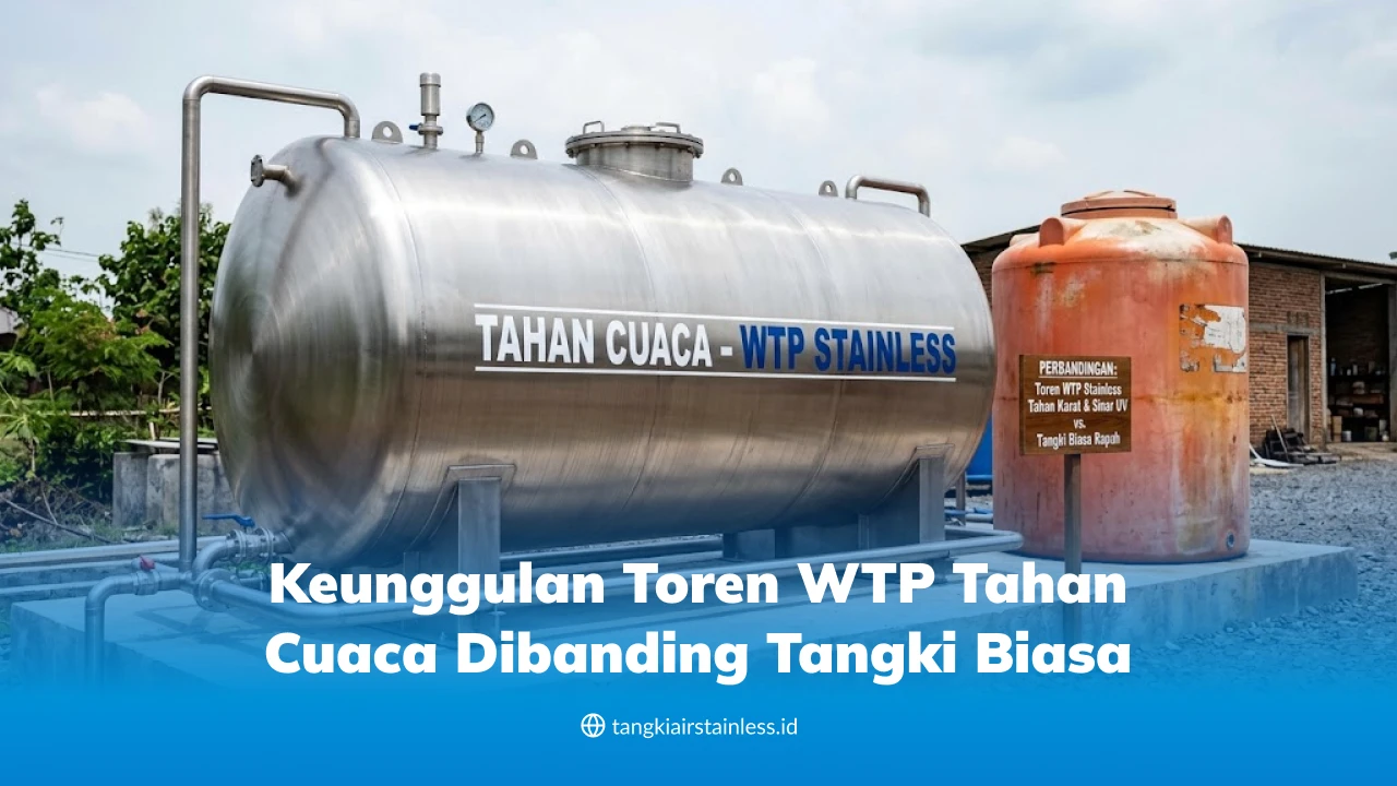 Keunggulan Toren WTP Tahan Cuaca Dibanding Tangki Biasa