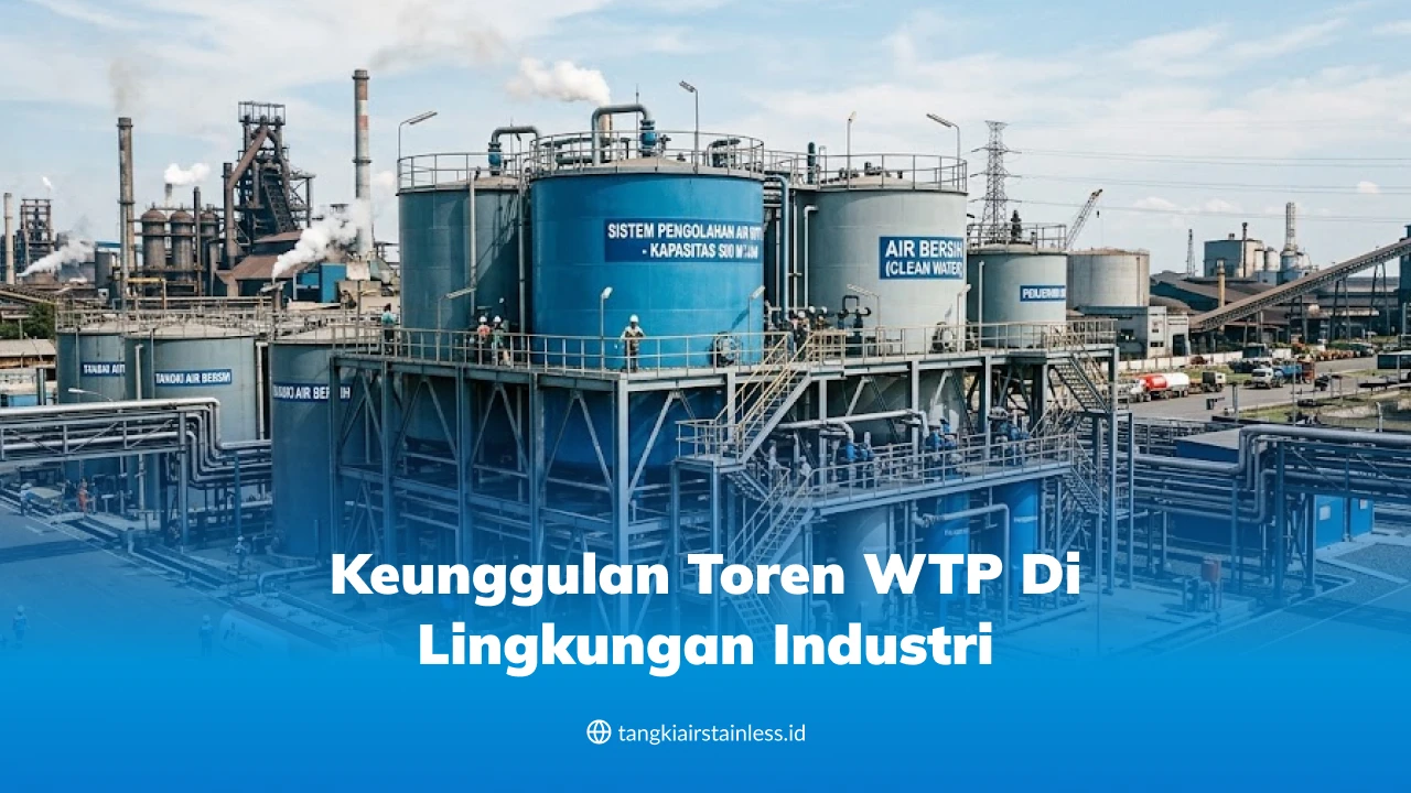 Keunggulan Toren WTP di Lingkungan Industri
