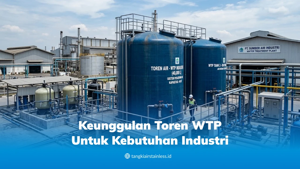 Keunggulan Toren WTP untuk Kebutuhan Industri