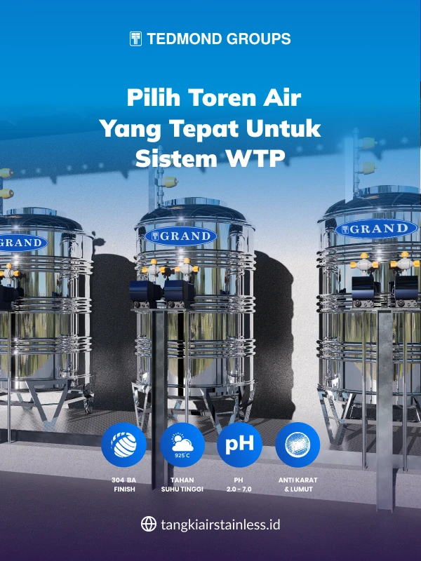 Pilih Toren Air yang Tepat untuk Sistem WTP