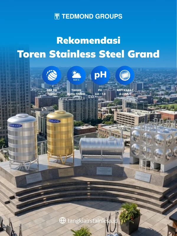 Rekomendasi Toren Stainless Steel Grand